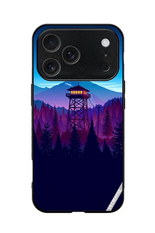 Protective Case Cover For Apple iPhone 17 Pro Max Alone Night Design Multicolour