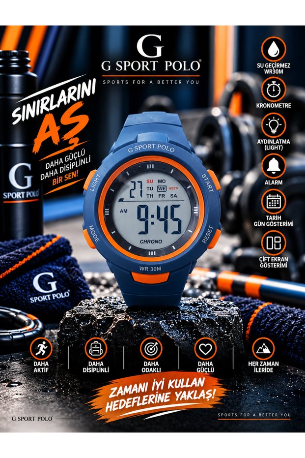 30m Water Resistant Children'S/Teenagers' Watch with Light, Alarm, Stopwatch and Calendar
