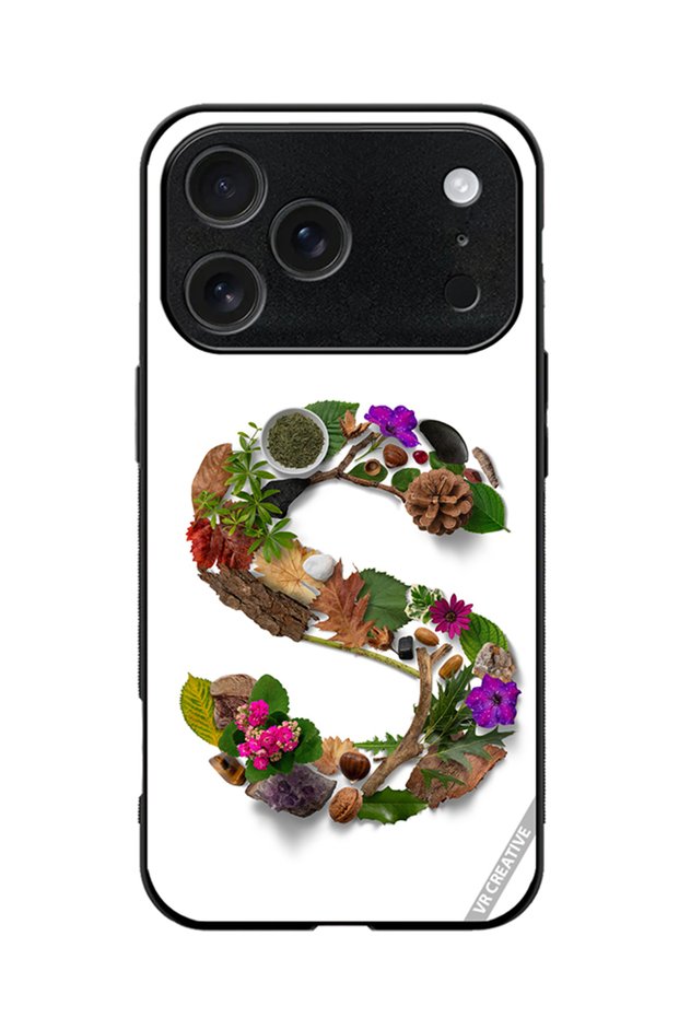 Protective Case Cover For Apple iPhone 18 Pro Max Alphabet S Design Multicolour