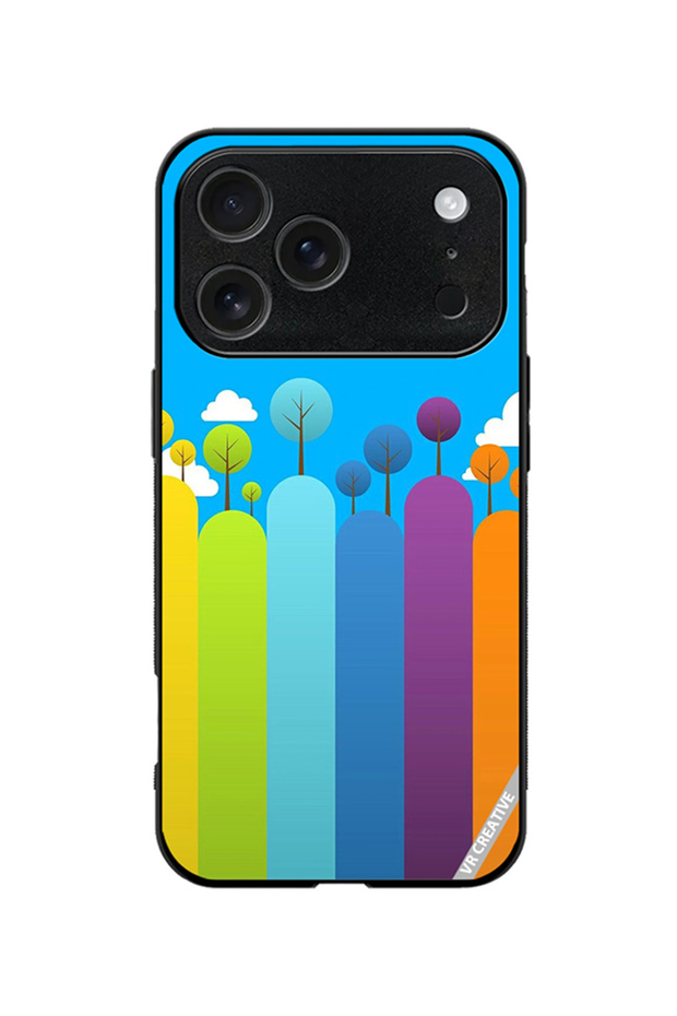Protective Case Cover For Apple iPhone 18 Pro Nature Design Multicolour