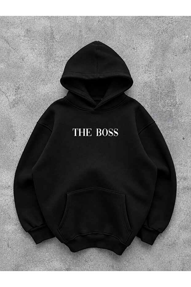Black Hooded Sweatshirt the Bos