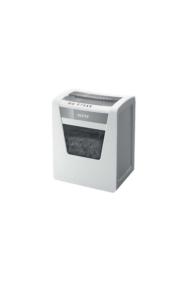 IQ Office 15-Sheet P-4 Cross-Cut Paper Shredder, 23L, White, 80030000