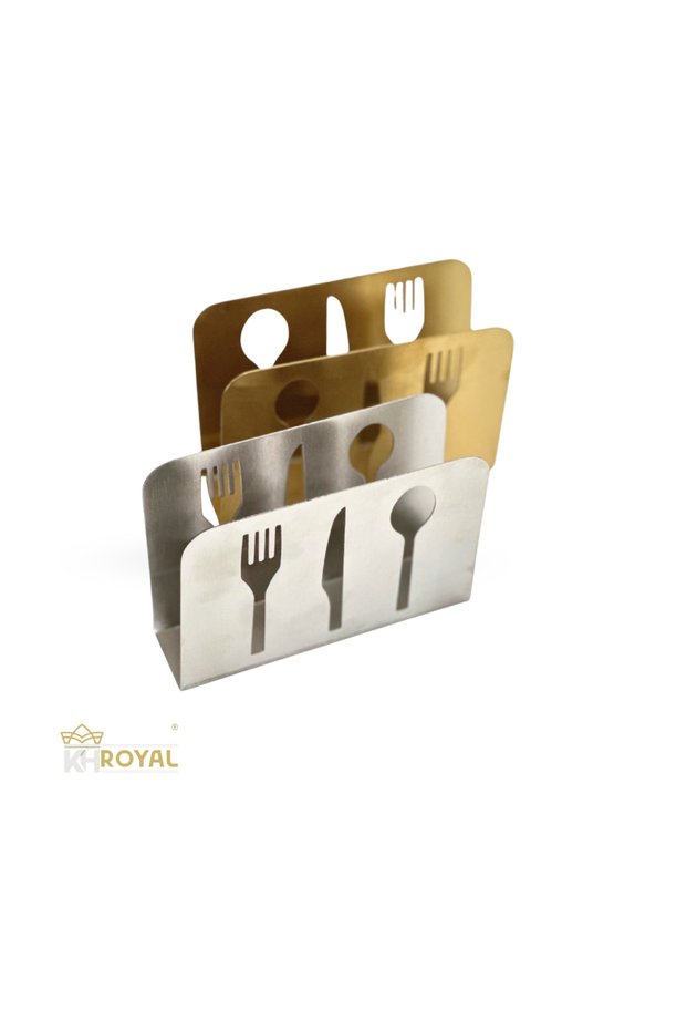 Table napkin stand - gray
