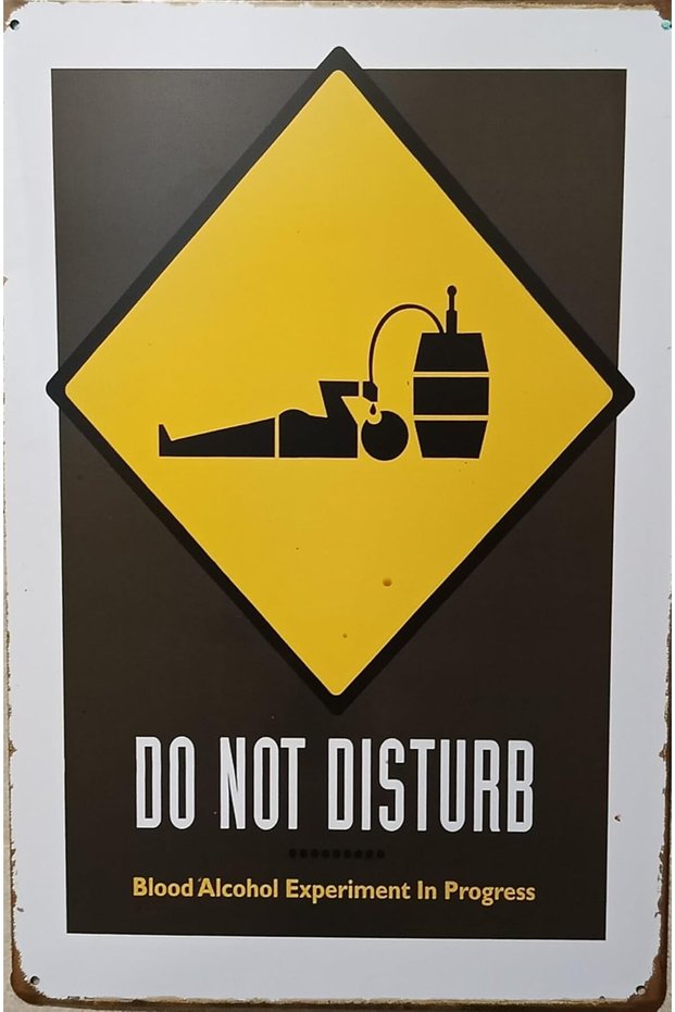 Vintage Metal Tin Decorative Signs & Plaques, 8 X 12 Inch, 20 x 30 cm