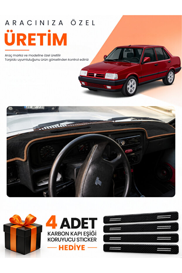 Şahi̇n Doğan Kartal High Bust (1981-2002) Compatible Torpedo Protection Cover Auto Cover - S.Khv - Tf002