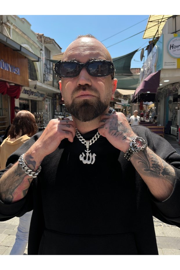 Allah Yazılı Chain Kolye