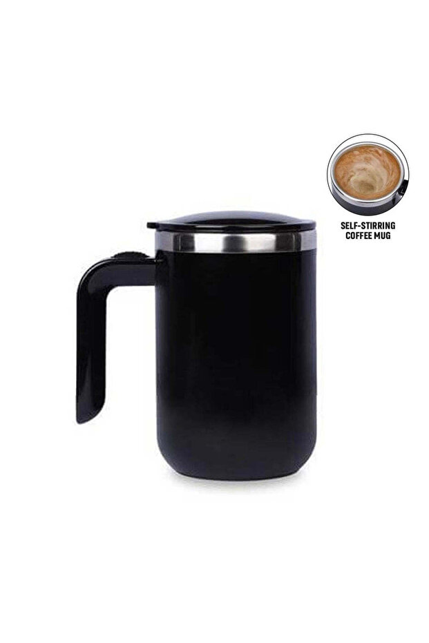 Caffe - Auto-Stirring Coffee Mug - Black