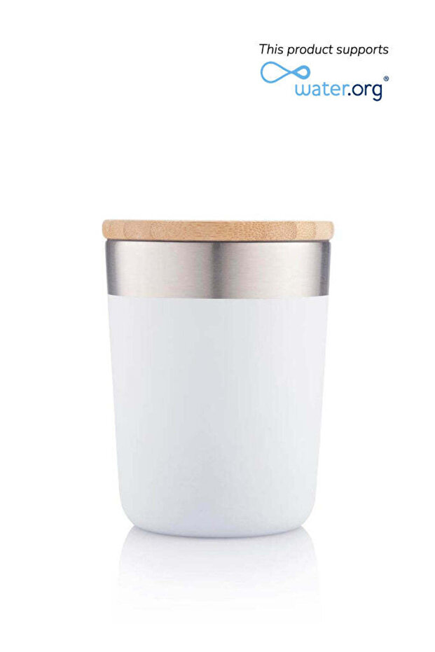 R-Laren - Recycled Insulated Mug - White