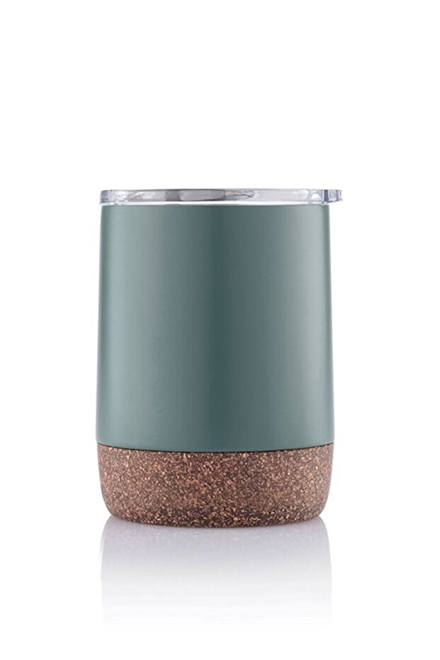 Gouda - Vacuum Mug With Cork Base - Green