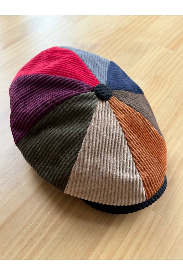 Modern cap draped winter hat peaky blinders hat