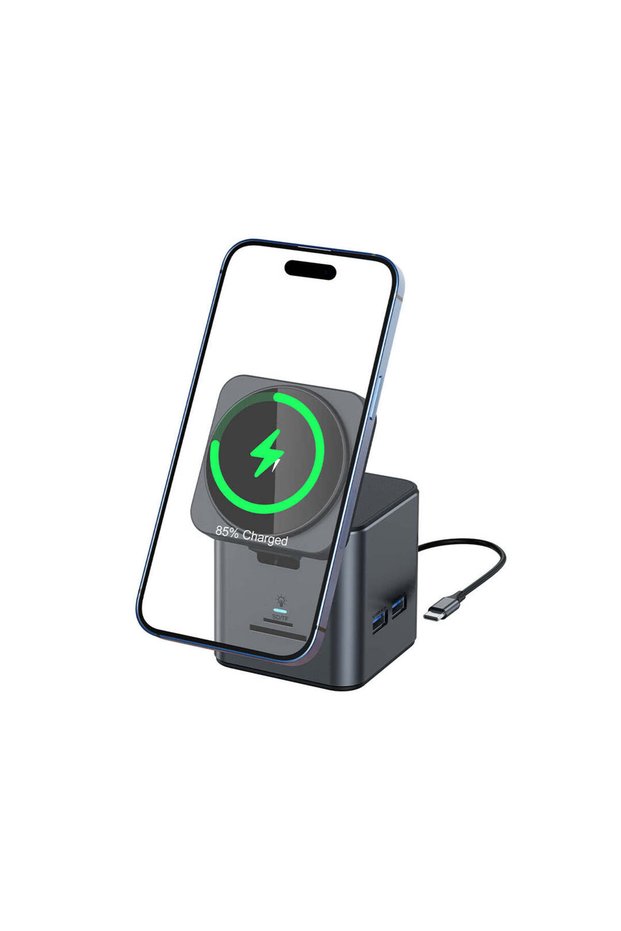 8N1 Hub - Gunmetal Multi-Port Charging Hub