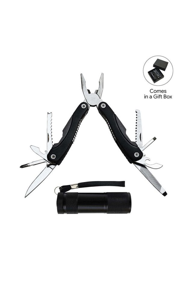 Camarade SurvivorPro Multi-Tool & Torch Duo, Black