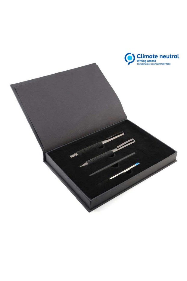 Black Forest - Gift Set of 2 Premium Mesh Metal Pens