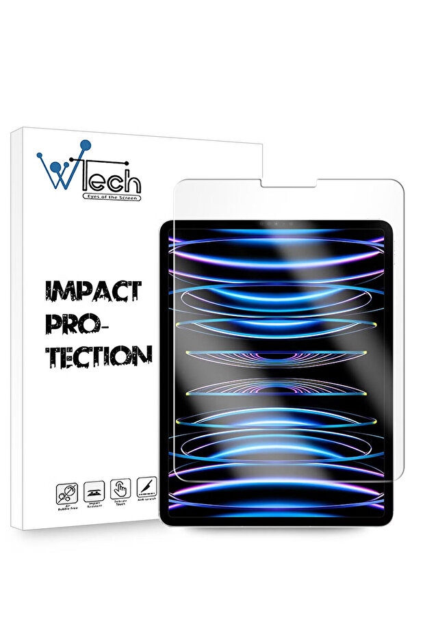 Screen protector for apple ipad pro 11 inch 2022 / air 5 10.9 inch 2021 pro series tempered glass - clear