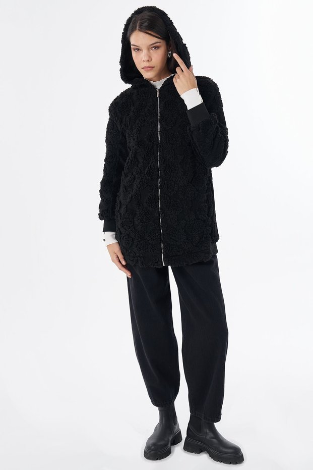 Plush Jacket Black