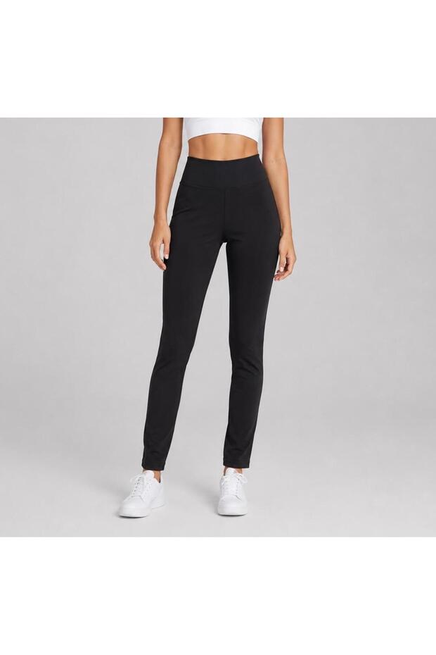 Women's Black Tights High Waist Diver Tight Leggings Stretchy Fabric