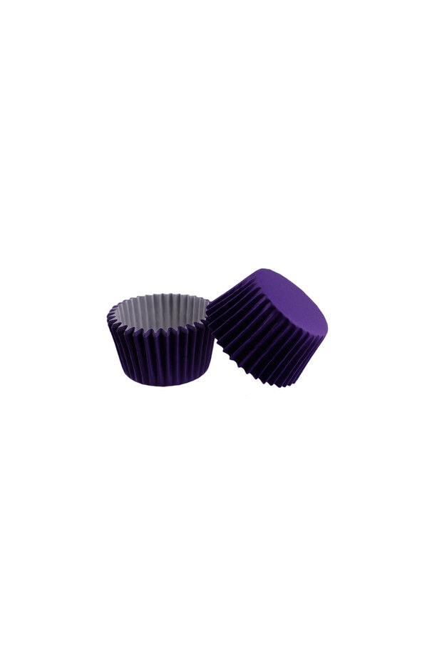 Cake Mold Pet Capsule 52X45 mm Paper Cupcake Mold (100 Pieces) Purple