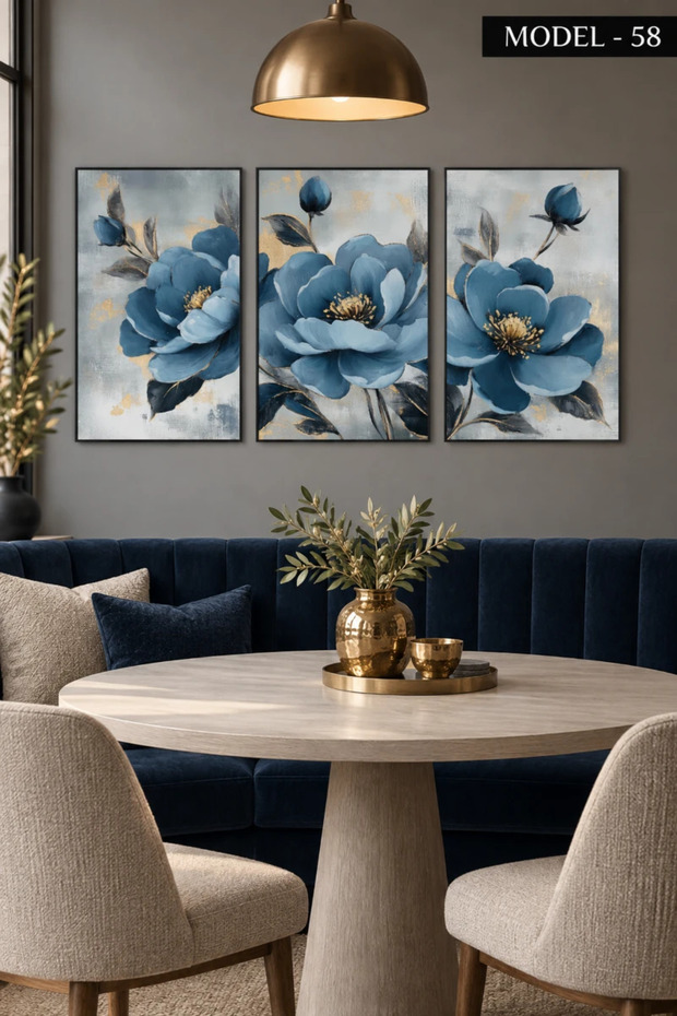 Adhesive Felt Painting - Poster Flower (Model- 58)