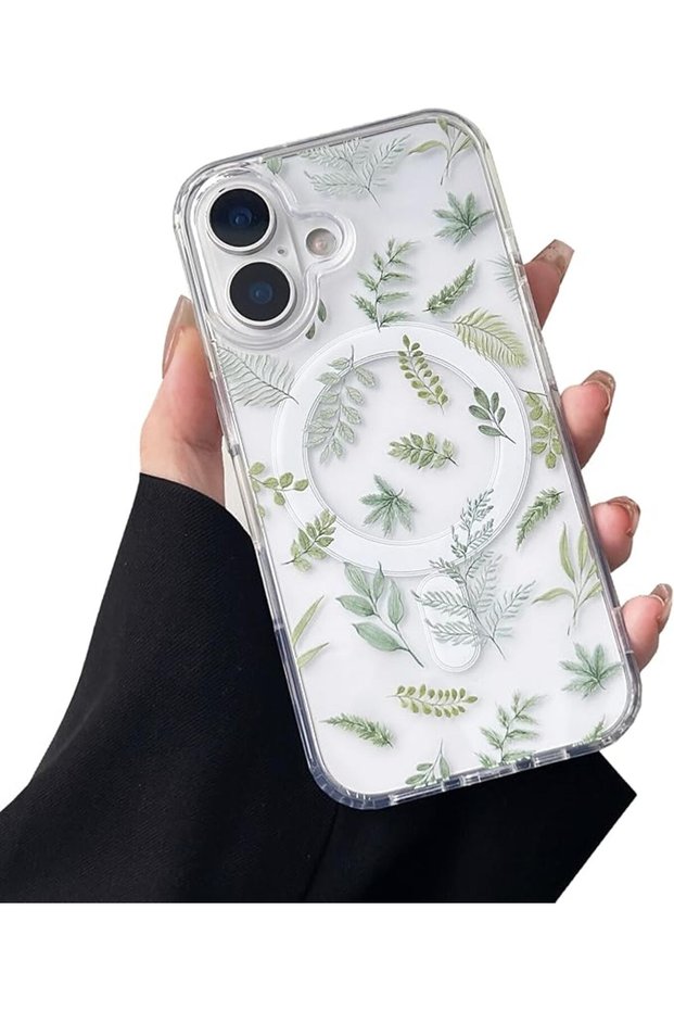 حافظة ZTOFERA لهاتف آيفون 17 متوافقة مع MagSafe - تصميم Big Leaf