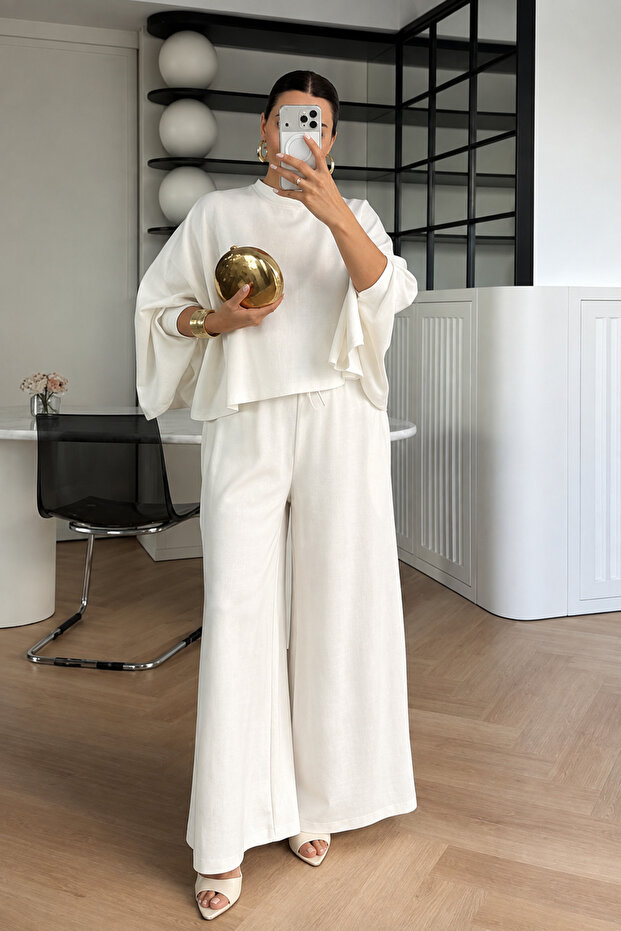 White Cape Modal Set - 0398