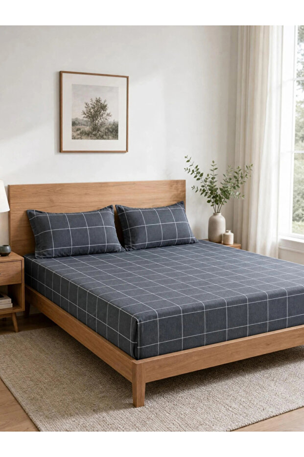 3-Piece - Polyester Flat Sheets - 150cmx230cm, Black