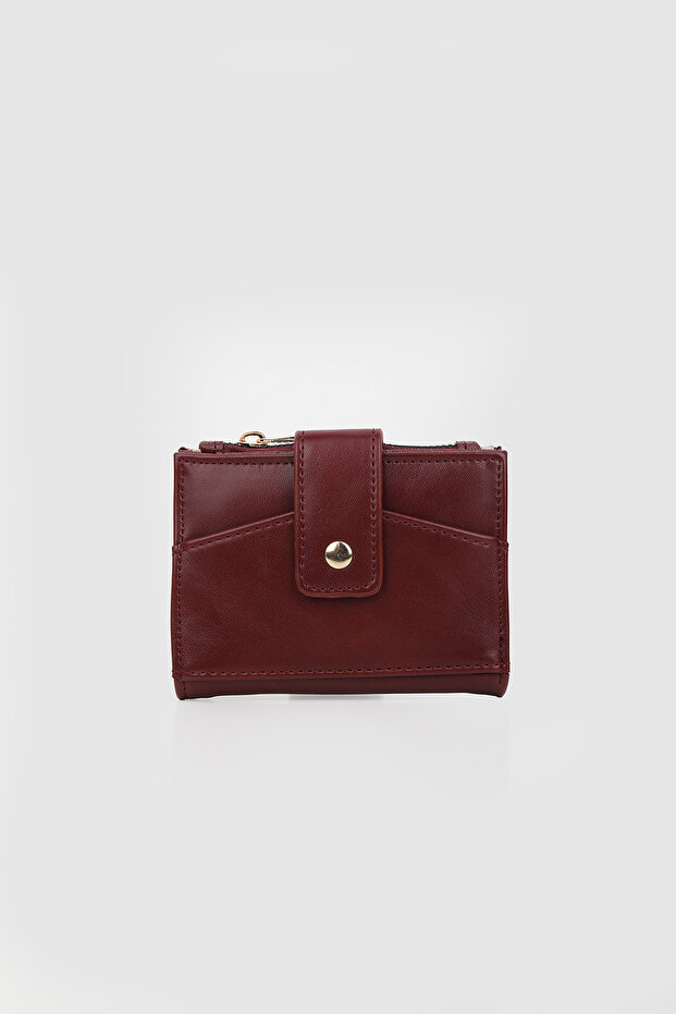 La'Graccio Paris Women's Wallet Claret Red