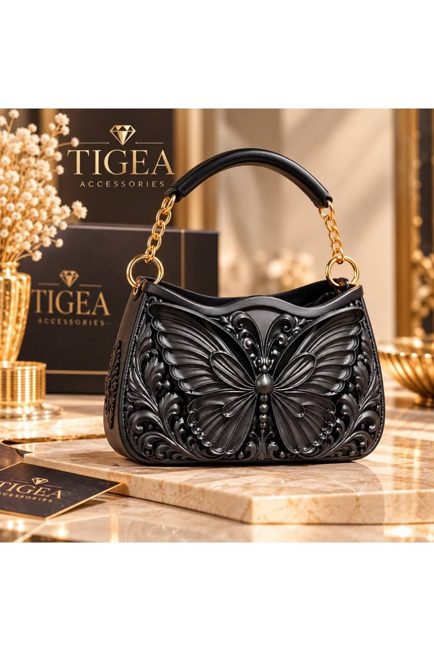 Butterfly Concept 3D Manufactured Plastic Women's Handbag