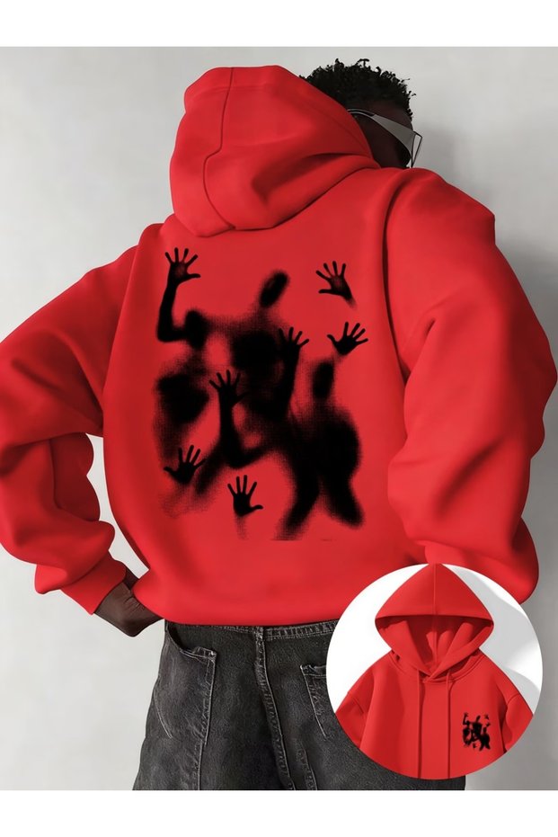 Trapped Souls Graphic Detail Oversize Unisex Sweatshirt