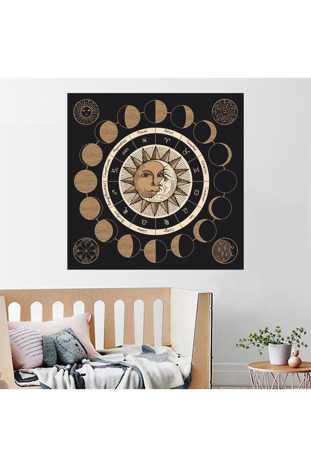 Tarot Cloth Design Decorative Adhesive Series 1 Sticker Label 45X45 cm