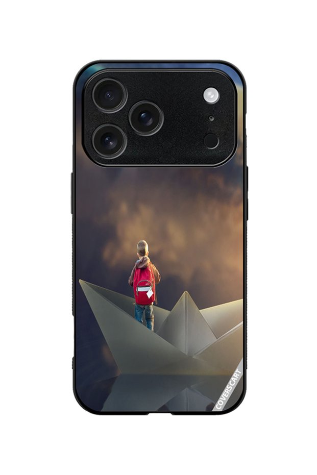 Protective Case Cover for Apple iPhone 18 Pro Boat And Nature Design Multicolor
