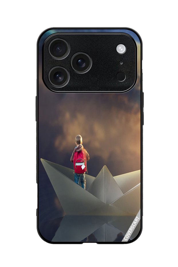 Protective Case Cover for Apple iPhone 18 Pro Max Boat And Nature Design Multicolor