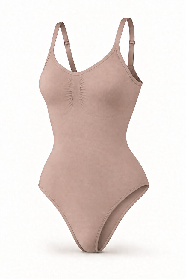 Lunéra Sculpt Seamless Shaping Adjustable Strap Snap-On Corset Bodysuit