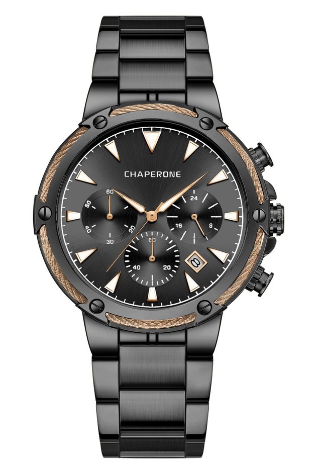 Ch190M Men's Wristwatch with Steel Strap