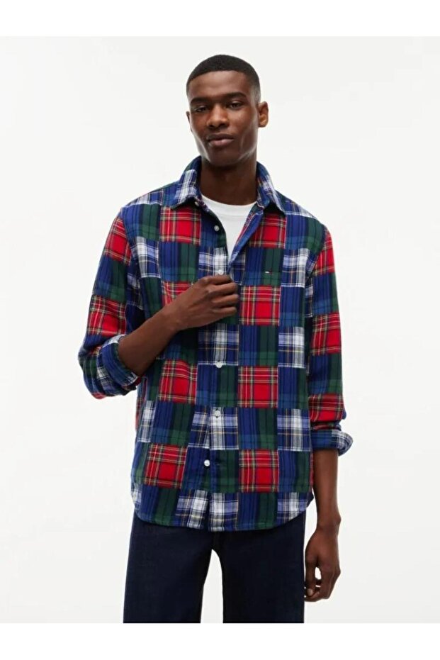 TJM REG PATCHWORK SHIRT
