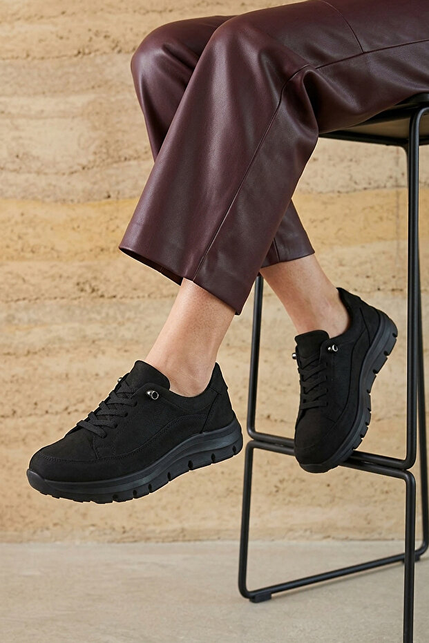 , Women's Genuine Leather Comfort Shoes 16355Z2831 Black