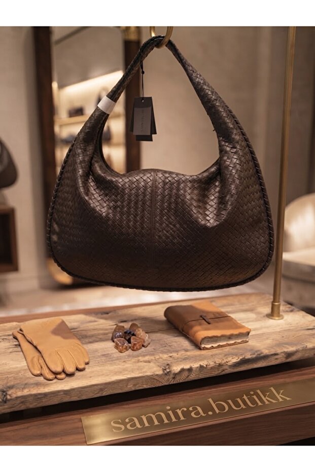 Örgü Model Hobo Çanta