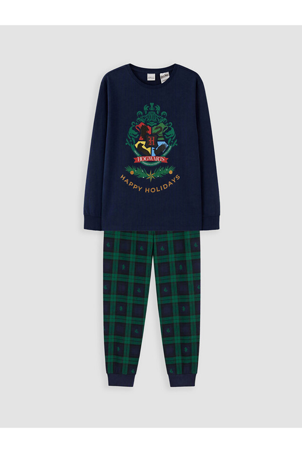 Rmz Gi̇yi̇m Farkiyla Harry Potter Printed Boys' Pajama Set