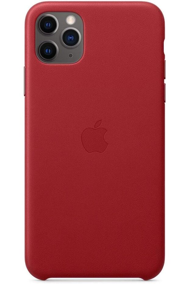 حافظة جلدية (لآيفون 11 برو ماكس) - (PRODUCT)RED