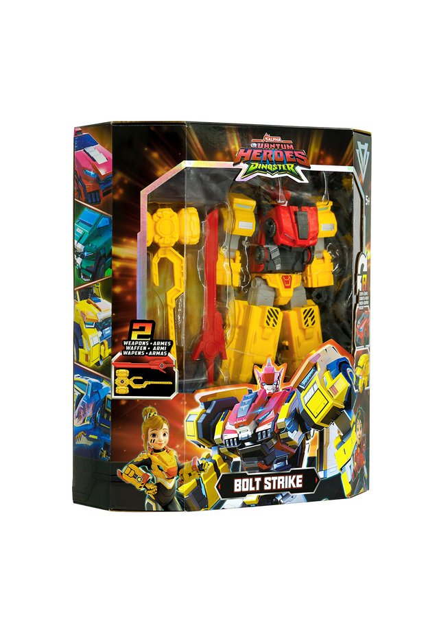 Set de joacă cu robot transformabil Bolt Strike 2 mașini