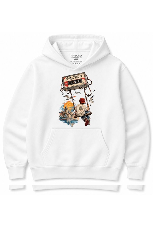 Good Music Good Days Cassette & Istanbul Designed Hoodie