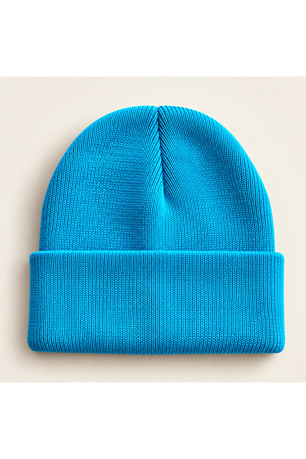 Men's women's fisherman beanie winter beanie flat fold beanie