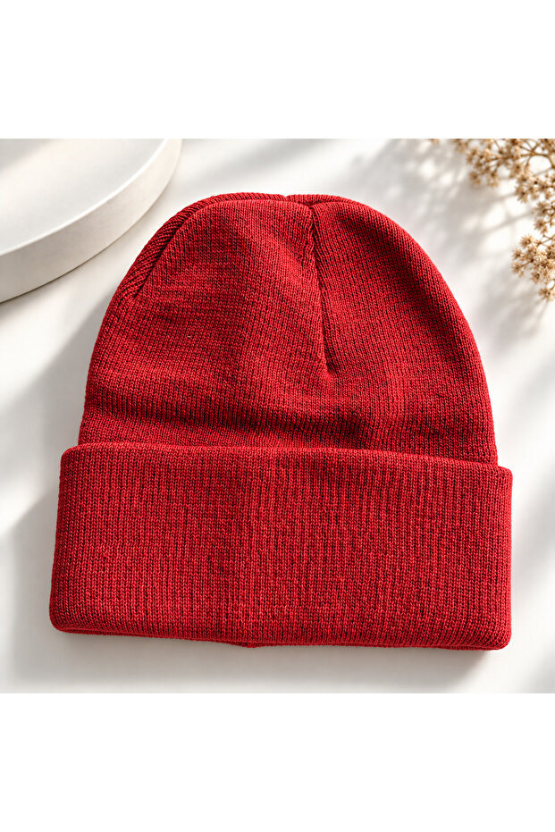 Men's women's fisherman beanie winter beanie flat fold beanie