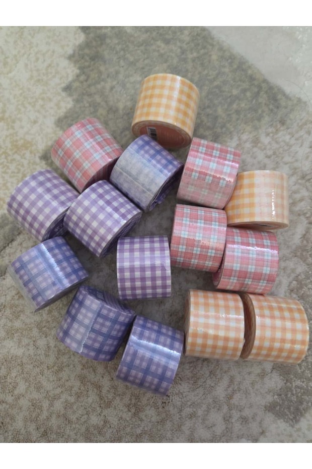 Y19-Random 1 Piece Plaid Washi Tape
