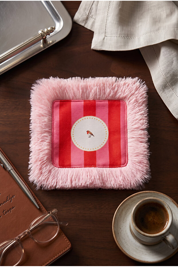 Coffee Side Napkin | Decorative Presentation Napkin | Turkish Coffee, Tea and Refreshment Presentation