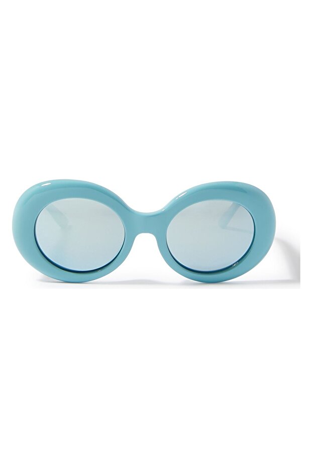 Round Frame Sunglasses for Kids - Light/Pastel Green