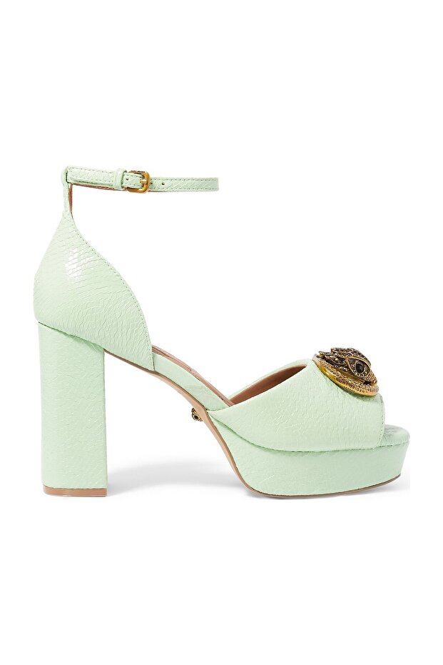 Chelsea Platform Heels - Light/Pastel Green