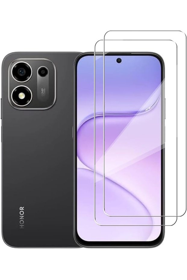 [عبوة من قطعتين] واقي شاشة زجاجي مقوى لهاتف Honor X7e، صلابة 9H، تغطية كاملة عالية الوضوح