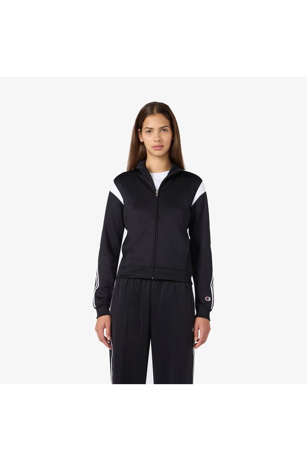 Full Zip Women's Black Sweatshirt