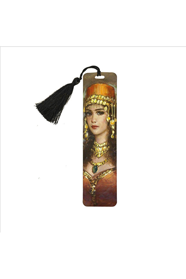 Turkish Girl Printed Bookmark 5X19 Bookmark-110