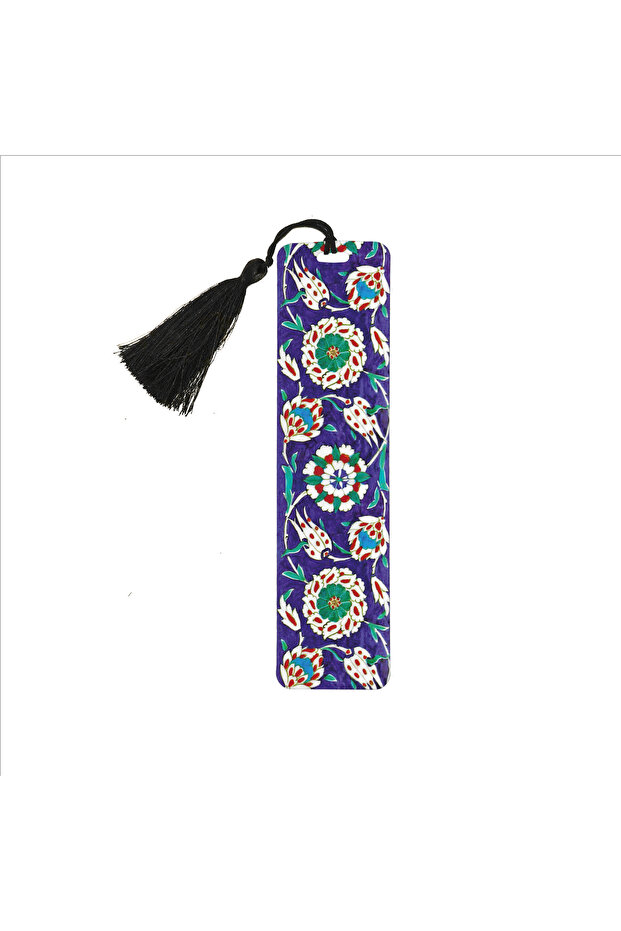 Rüstem Paşa Camii İznik Tile Pattern Printed Bookmark 5X19 Ag-Çinirpc12